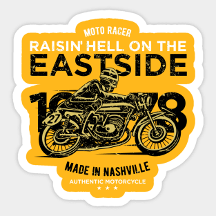 Moto racer Sticker